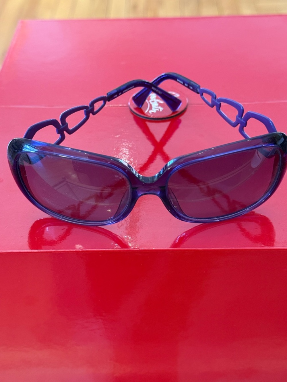 Pucci Women’s Purple Fashion Sunglasses Designer Style made in Italy great cond - Picture 13 of 15